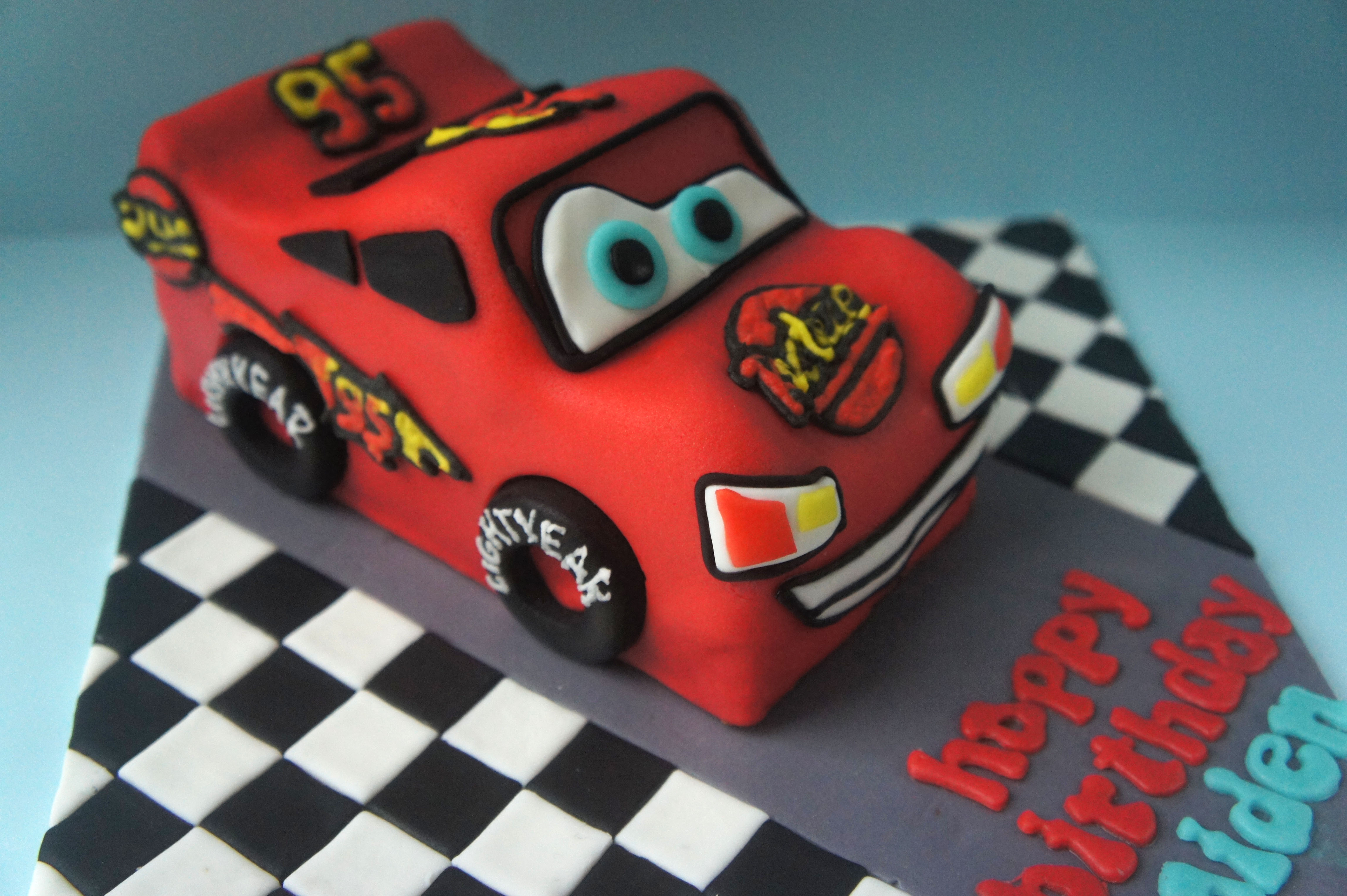 How to Make Lightning Mcqueen  A Spoonful of Cake